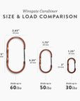 Wiregate Carabiners - 3 Sizes